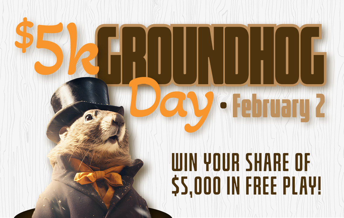 Groundhog Day 5k Giveaway Feb. 2, 2025 4 Bears Casino & Lodge